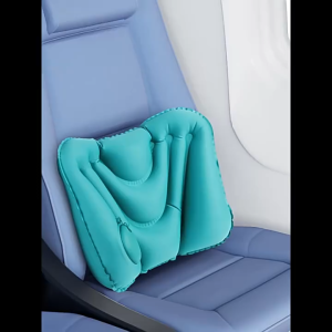 Press Inflatable Waist Cushion Pillow Travel Portable Long-Distance Car  OfficeOutdoor Camping Air Cushion Foldable Waist Pad充气腰垫