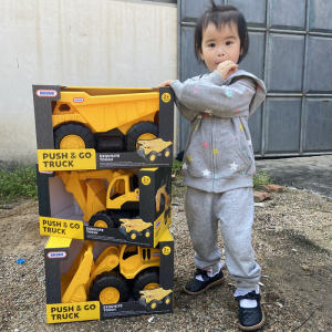 Childrens Large Beach Excavation Project Dumptruck Excavator Bulldozer Can Sit Baby Boy Toy Car 3 Years Old 2
