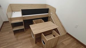 [ Freeship HCM ] [ Trả góp 0%]  [Có ảnh và video thực tế] GIƯỜNG TẦNG CAO CẤP XẾP GỌN TRẺ EM OHAHA - GTXG001