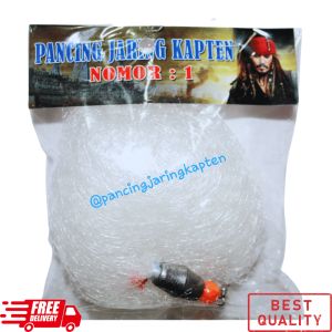Kapten Bom Net Pancing Jaring 2 Meter / Pancing Jaring Ikan 200 Cm