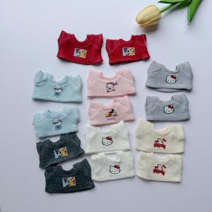 Áo Thun in Họa Tiết Sọc Tay Ngắn 10cm15cm Cho Búp Bê Chó Búp Bê Áo Thun Cotton Cỡ Nhỏ Áo Thun Trẻ Em Áo Thun Trẻ Em