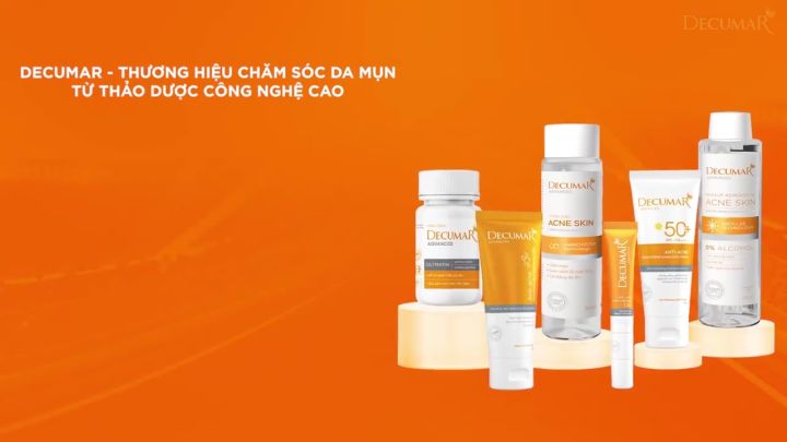 Decumar Advanced - Gel ngừa mụn, mờ thâm, gel rửa mặt giảm nhờn, kem chống nắng [Decuma / Dercuma / Dercumar / Dercuma]