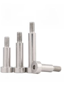 สกรูติดท่อเหล็กไนลอน 304 สเตนเลส หัวไหล่ ระดับความสูงเท่ากัน ลิมิตสูงสุด ชิ้นส่วนเครื่องมือกล