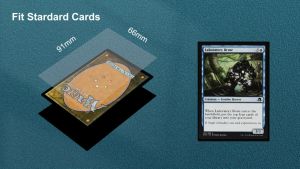 100PCS Matte Trading Card Sleeves Transparent Frosted Waterproof Card Film Compatible With MTG TCG