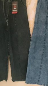 SAGITA FASHION - CELANA JEANS TULANG KULOT LIPAT - PINGGANG FULL KARET - FASHION WANITA 2024 - CELANA SYAR'I