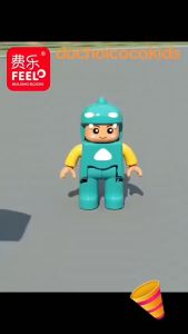 Đồ chơi Lắp ráp Xe đua lớn chính hãng Feelo với 182 chi tiết