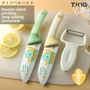 TINGLING | Child Safety Kitchen Knife Set for Baby Food Preparation