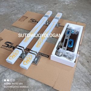 1 SET Handle Pintu Rumah 33cm 45cm 60cm Full Stainless Motif 4