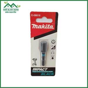 Đầu bắn tôn 6mm8mm10mm Makita E-08800E-08816E-08822 dài 50mmchân lục giác 1/4đầu tuýp lục giác có nam châm