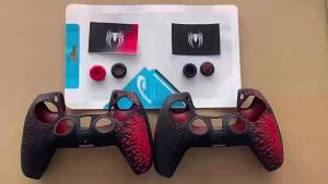 For SONY PS5/PS4 Dual Controller Storage Bag EVA Hard Bag Silicone Cover Anti Pressure and Anti Drop Game Controllers Handles
