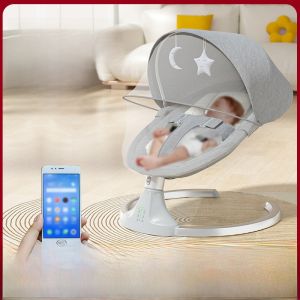 เก้าอี้นั่งแกว่งไฟฟ้าสำหรับเด็ก เก้าอี้นั่งแกว่งสำหรับนอน สวมง่าย ช่วยให้คุณมีความสุขและสบายใจได้ตลอดทั้งปี