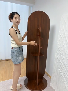 KEKEE Full-length Mirror Rotate Dressing Mirror Clothes Mirror Multi Functional Explosion-proof Clear and Undistorted Dress Changing Mirror