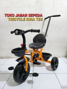 Sepeda Anak Roda Tiga PMB IORA T28 Sepeda Anak Tricycle Terbaru Roda Tiga