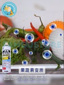 Famoustore Refrigerator Deodorant Spray Fridge Freshener Odor Smell Sterilizer Oil Stain Remover Peti Sejuk Ais Bau Deodoran 冰箱除臭剂