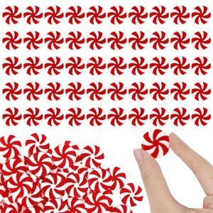 25/35mm Christmas Decoration Acrylic Artificial Candy Cane Xmas Tree Hanging Ornaments for Home Party Decor 2025 Navidad