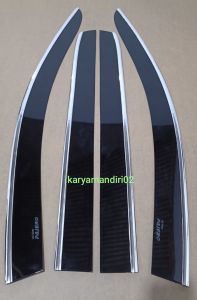 TALANG AIR MITSUBISHI ALL NEW PAJERO model sli flat rata list chrome tahun 2015-2023