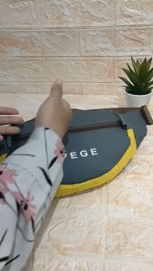 Pege 8859 - Tas Pinggang Waistbag Pria Slempang Kasual Slingbag Bahu Cowok Tas Wesbag Kombinasi