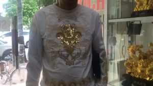 Áo Phông Nam Dát Vàng 2024-Dân Xã Hội