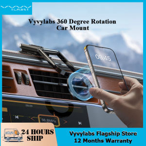 VYVYLABS 360 Degree Rotation Magnetic Holder and Flipping Holder Foldable Infinite Adjustable Angles Stand Megnetic Bracket for IPhone 14 15 16 Pro Max Samsung Xiaomi Huawei