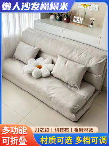 Bean Bag Sofa Tatami Foldable Net Red Sofa Bed Sheets Double Dual-Use Balcony Bedroom Small Apartment Multi-Functional