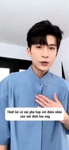 Áo sơ mi kiểu tay ngắn lụa local brand DOLARO hợp với thời trang 2024 áo sơ mi tartan phong cách doyin cho nam và nữ