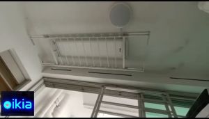 OIKIA - Oikia Lumi-Lift (ARL12) Automated Laundry Rack with Large Panel LED Light