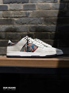 MRA | Thick Sole Casual Sneakers for Men with Chinese Style Embroidery