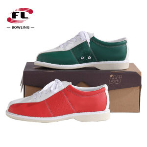 Universal Bowling Shoes Public Rental Shoes Men Women Model EH-01 Low Top Laced PU Material Bowling Center Special Offer