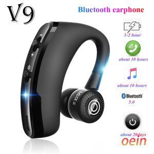 oein | V9 Earphones Bluetooth Headphones Handsfree Wireless Headset Business Headset Drive Call Sports Earphones for iPhone Samsung