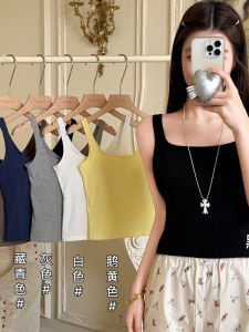 Áo Ba Lỗ Ngắn Mùa Hè Cho Nữ Pure Desire Style Áo Ba Lỗ Dây Đeo Vai Áo Ba Lỗ Lót Ngực Áo Ba Lỗ Ngắn Áo Ba Lỗ Mặc Trong Và Ngoài