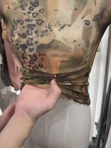 GEBEISHANG | Semi-High Collar Dyeing Breathable Fitting Shirt