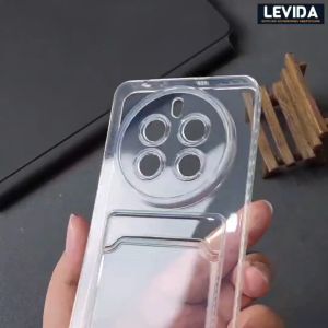 Realme 12 Plus Realme 12 Pro Plus Card Case Clear / Slot Kartu Bening Case Realme 12 Plus Realme 12 Pro Plus