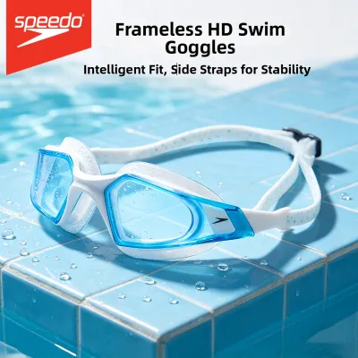 Speedo | Clear Waterproof Anti-fog Large Frame Swimming Goggles
