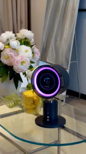 Orashare DF21 6000mAh Rechargeable Desk Fan RGB Light 100 Speed Auto Oscillating Quiet Desktop Fan