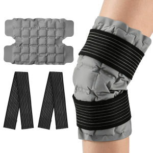 Leak-proof Multicell Cold Hot Therapy Knee Pad Reusable Self-absorbing SAP Hot Cold Compress Knee Brace for Sport Sprain Arthrit