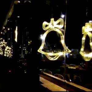 4M 138LED Elk Star Curtain  Home Garden Christmas Wedding Part String Lights with 8 Modes for Outdoor