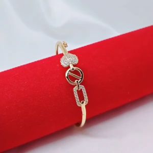 Gelang Tangan Bangle Wanita Aksesoris Fashion Awet Tahan Lama Anti Karat Cocok Untuk Harian G4-7B