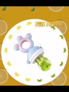 1 Pcs Baby Fruit Feeder Newborn Pacifier Fruit Food Feeding Cute Shape Baby Reborn Silicone Pacifiers