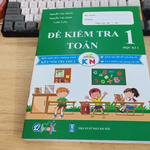 Sách - Đề Kiểm Tra - Toán Lớp 1 - Học kì 1 - Kết Nối (Qbooks)