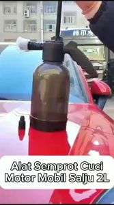 KUKE Alat Semprot Cuci Motor Mobil Salju 2L / Snow Wash Sprayer Proffesional / Pompa Tangan Manual Penyemprot Pembersih Penghilang Kotoran Pencuci Kendaraan Jendela Serbaguna