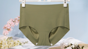 LEVAO-6PCS high-waist traceless womens underwear plus size pregnant women suit ice silk material Panty