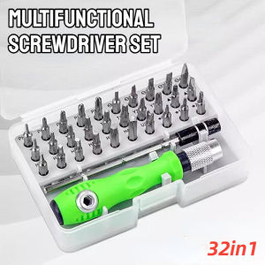 32 IN 1 Multi Functional Household Screwdriver Set Combination Set of Repair and Disassembly Tools with Magnetism