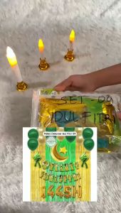 Paket Dekorasi Hiasan Balon Idul Fitri Lebaran Eid Mubarak 09