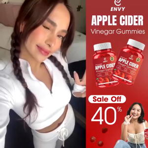 60pcs Apple Cider Vinegar Gummies Healthy Weight Control Detox Promotes the Digestive System Thin belly thin face thin hands and feet 苹果醋软糖健康减肥排毒促进消化 可瘦肚子 瘦脸 瘦手 瘦脚