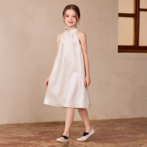 Little Naive | Chinese Style Halter Neck Cheongsam Dress
