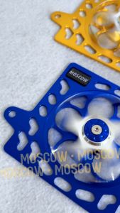 NEW PRODUK MOSCOW COVER RADIATOR SET SPINNER PUTAR ORIGINAL MOSCOW BAHAN CNC IMPORT bonus baut boshing HONDA VARIO 125 150 /PCX 150 / ADV 150 COVER RADIATOR+SPINER BONUS BAUT BOSHING
