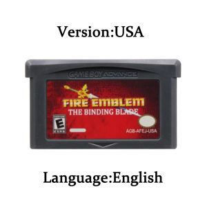 Bandai | GBA Game Cartridge Fire Emblem Series 32-Bit Video Game Console Card The Sacred Stones Sword of Seals Binding Blade for GBA NDS