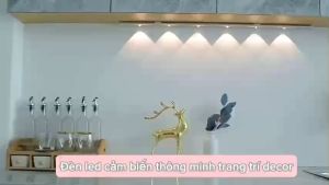 Đèn led cảm biến cơ thể ánh sáng thông mình treo gắn tường trang trí decor