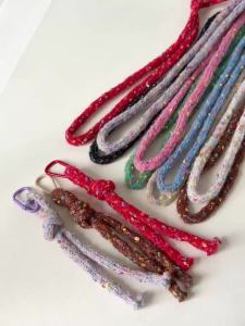 1Yard(0.9m) 12mm Polyester Braided Rope Colorful Hollow Craft Cord for DIY Pendant Jewelry Making Materials Craft Supplies