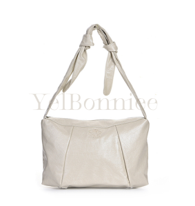 Nicknicole Large Capacity Commuter Horned Bag Underarm Crossbody Bag Korean Style Embroidered Youth Daily Match PU Leather